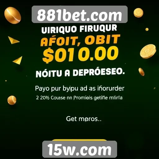 Promoções atrativas no site 881bet.com